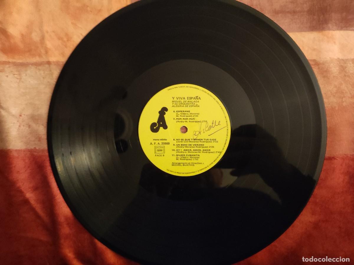 Discos de vinilo: Miguel de M&aacute;laga &ndash; Y Viva Espa&ntilde;a Lp - Foto 3