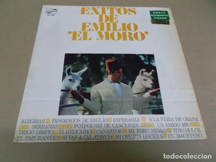 Discos de vinilo: EMILIO EL MORO (LP) EXITOS A&Ntilde;O &ndash; 1970 - Foto 1