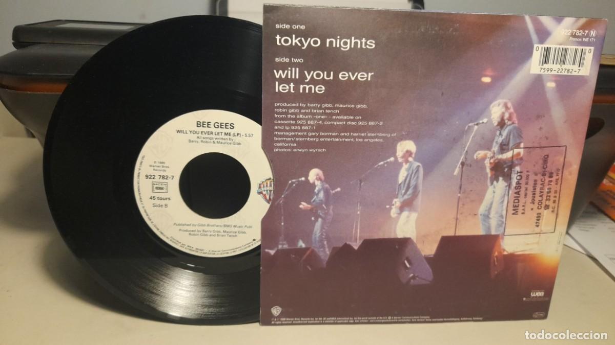 Discos de vinilo: SG BEE GEES : TOKYO NIGHTS - Foto 2