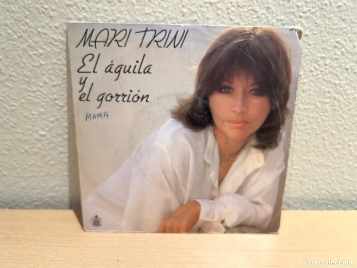 Discos de vinilo: Mari Trini&lrm;&ndash; El Aguila y El Gorrion. Disco Vinilo. SG. Estado Good/Good. 1982..R