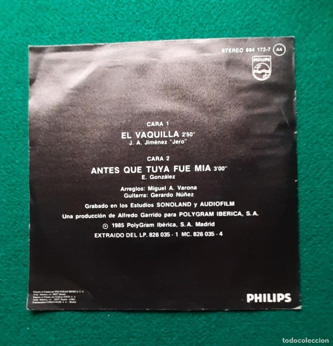 Discos de vinilo: LOS CHICHOS - SINGLE LIBRE Y SINGLE EL VAQUILLA - DISCO SIN USAR - Foto 4