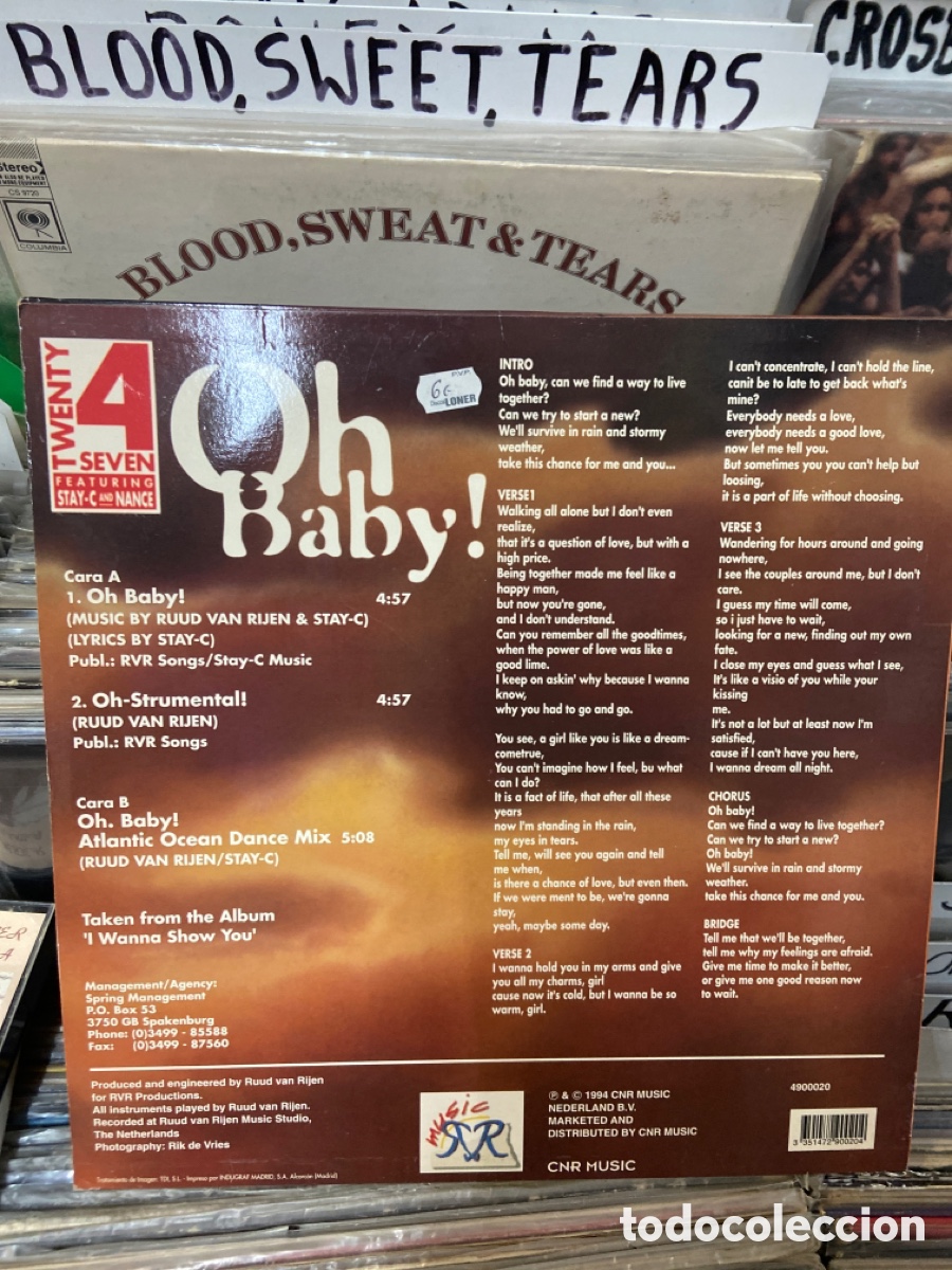 Discos de vinilo: Oh baby! Twenty 4 seven - Foto 2