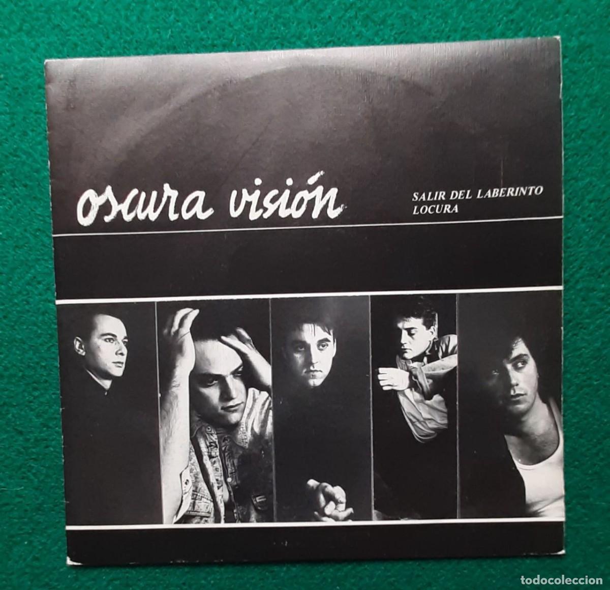Discos de vinilo: OSCURA VISION - SINGLE SALIR DEL LABERINTO - DISCO SIN USAR - Foto 1