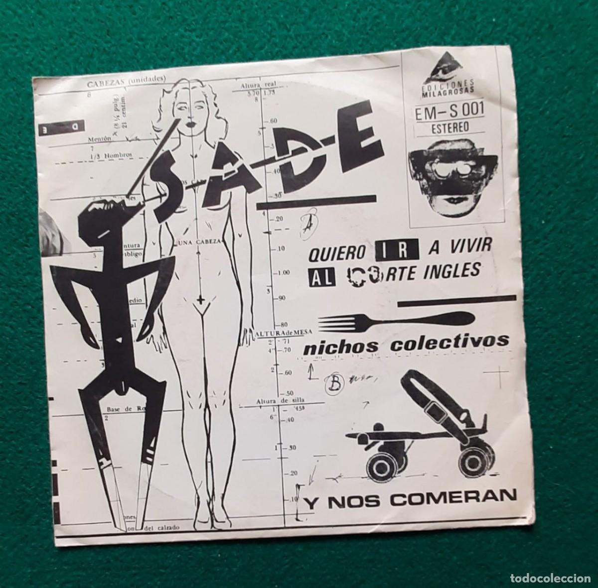 Discos de vinilo: SADE - SINGLE Y NOS COMERAN - DISCO SIN USAR - Foto 1