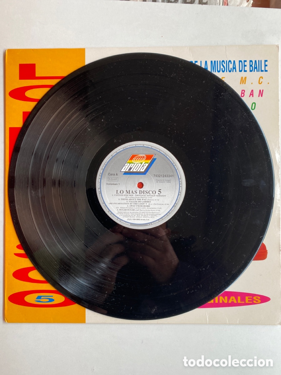 Discos de vinilo: LO MAS DISCO 5-2 LP-1994-POCO USO - Foto 3