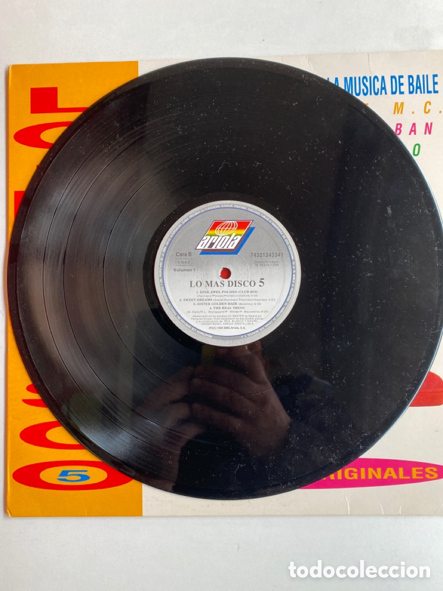 Discos de vinilo: LO MAS DISCO 5-2 LP-1994-POCO USO - Foto 4