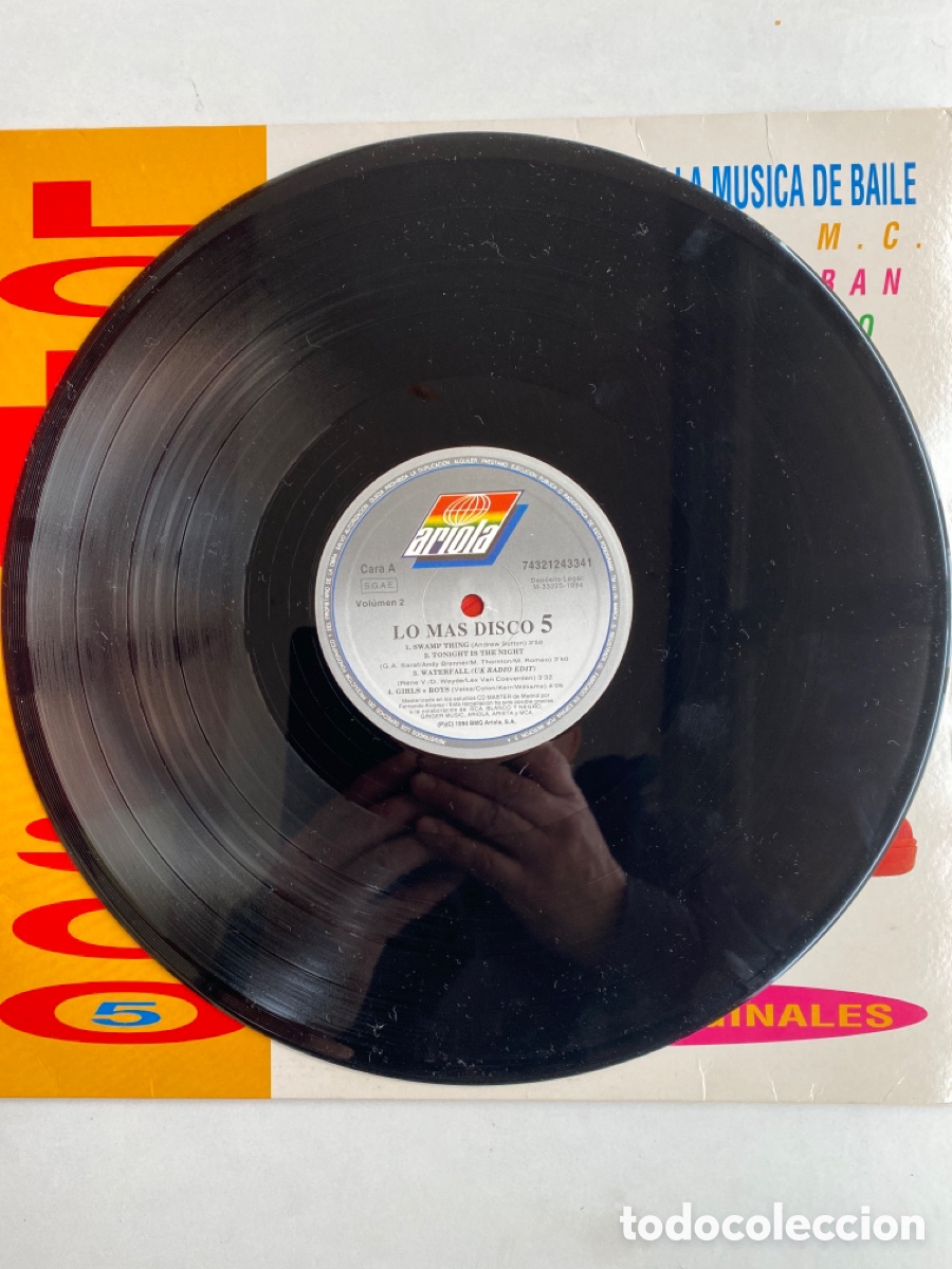 Discos de vinilo: LO MAS DISCO 5-2 LP-1994-POCO USO - Foto 5