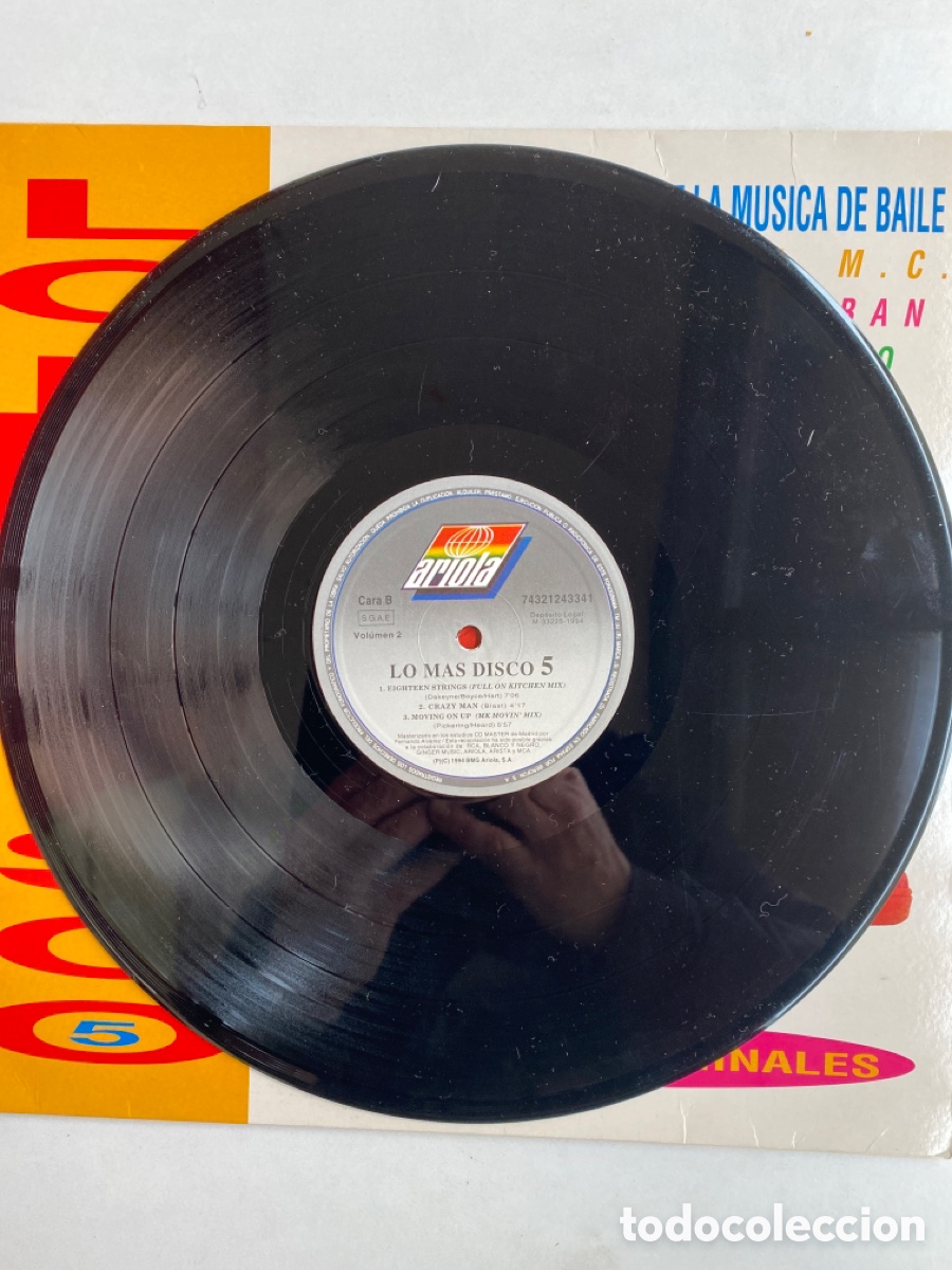 Discos de vinilo: LO MAS DISCO 5-2 LP-1994-POCO USO - Foto 6