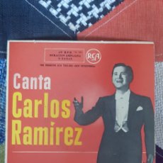 Discos de vinilo: VINILO CANTA CARLOS RAMÍREZ (NO TE VAYAS DE MI LADO, LO LLAMAN PECADO +2) D2. Lote 391517549
