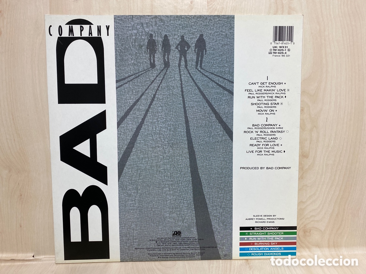 Discos de vinilo: Bad Company - 10 From 6 (LP) - Foto 2