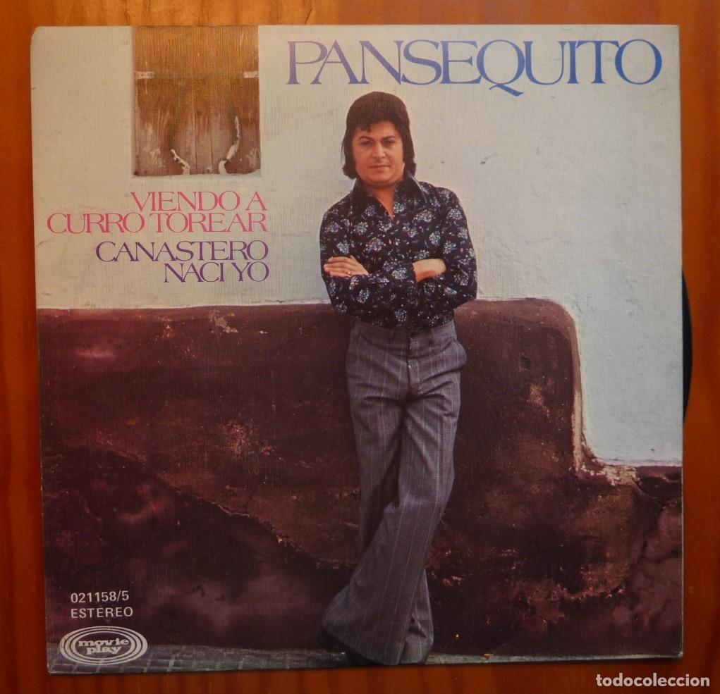 Discos de vinilo: PANSEQUITO / VIENDO A CURRO TOREAR / 1977 / SINGLE - Foto 1
