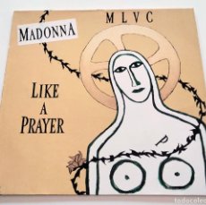 Discos de vinilo: VINILO MAXI SINGLE DE MADONNA. LIKE A PRAYER. 1989.