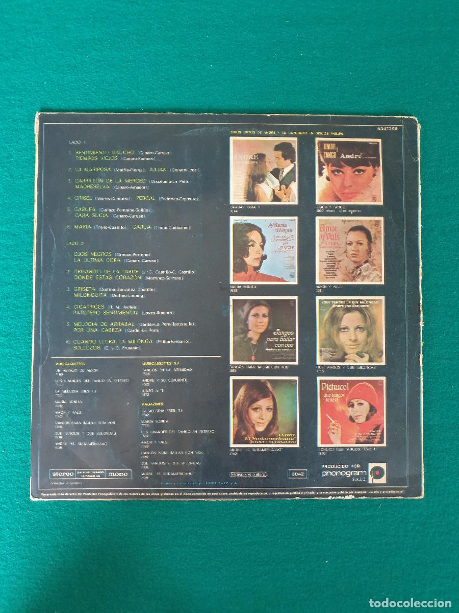 Discos de vinilo: Andre Y Su Conjunto &ndash; Susurrando Tangos - Foto 2
