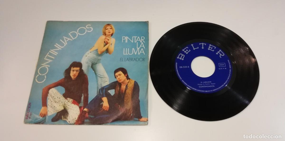 Discos de vinilo: S3- Continuados - Pintar La Lluvia (7&rdquo;, Single)-PORT G+ DISC VG