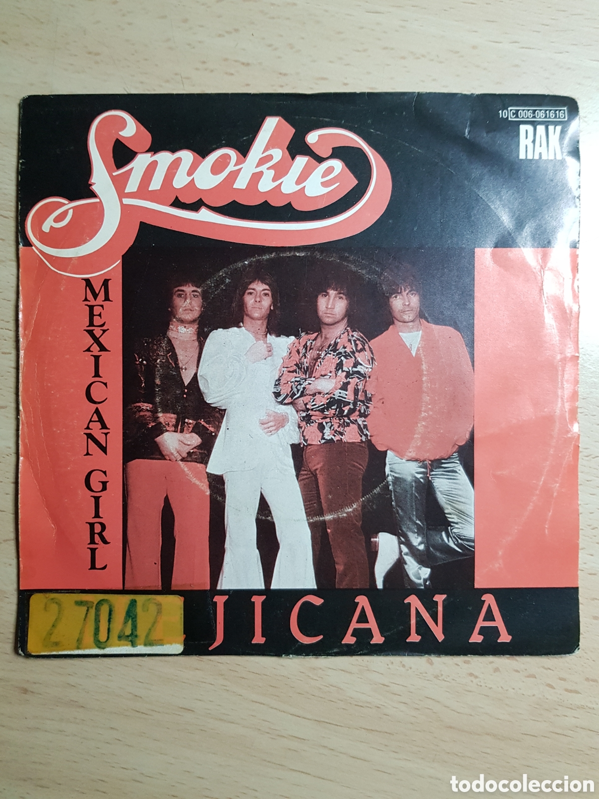 Disques de vinyle: Single 7&rdquo; Smokie 1979 Mexican Girl. PROMOCIONAL.