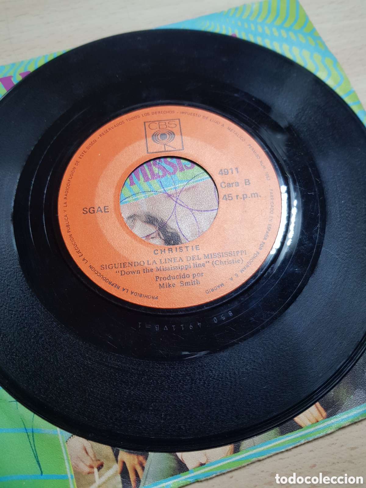 Discos de vinilo: Single 7&rdquo; Christie 1970 Yellow River . - Foto 5