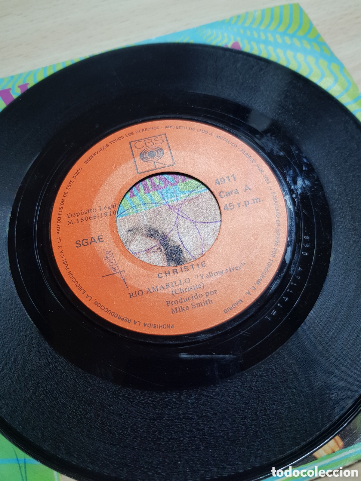 Discos de vinilo: Single 7&rdquo; Christie 1970 Yellow River . - Foto 6