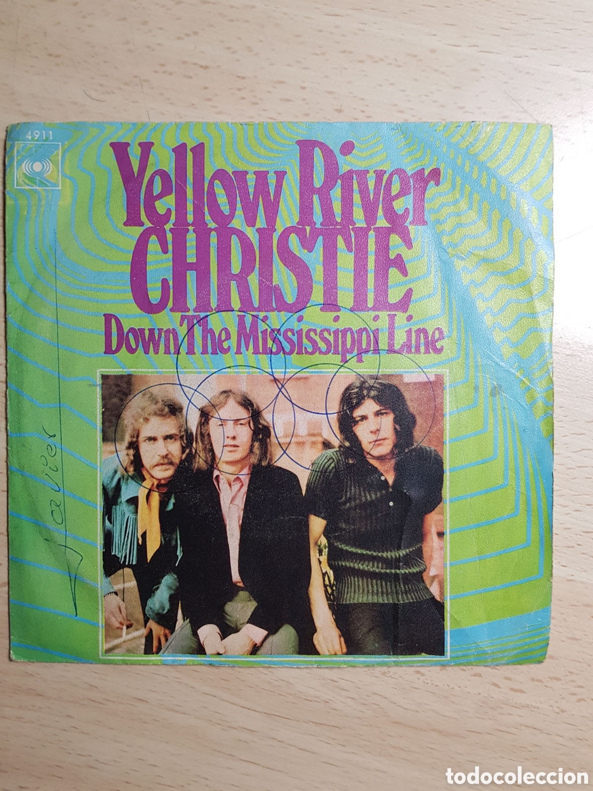 Discos de vinilo: Single 7&rdquo; Christie 1970 Yellow River . - Foto 1