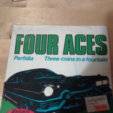 Discos de vinilo: FOUR ACES - PERFIDIA - ENCARTE PROMO JUKE BOX - K TEL EDIGSA 1981 - 18S0209 - THREE COINS