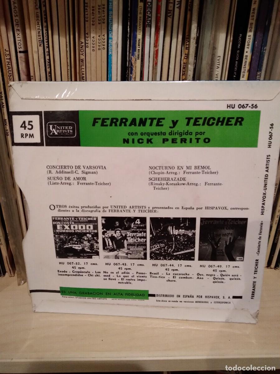 Discos de vinilo: Feriante y Teicher-Nick Perito-Single Vinilo 7&rdquo;- - Foto 2
