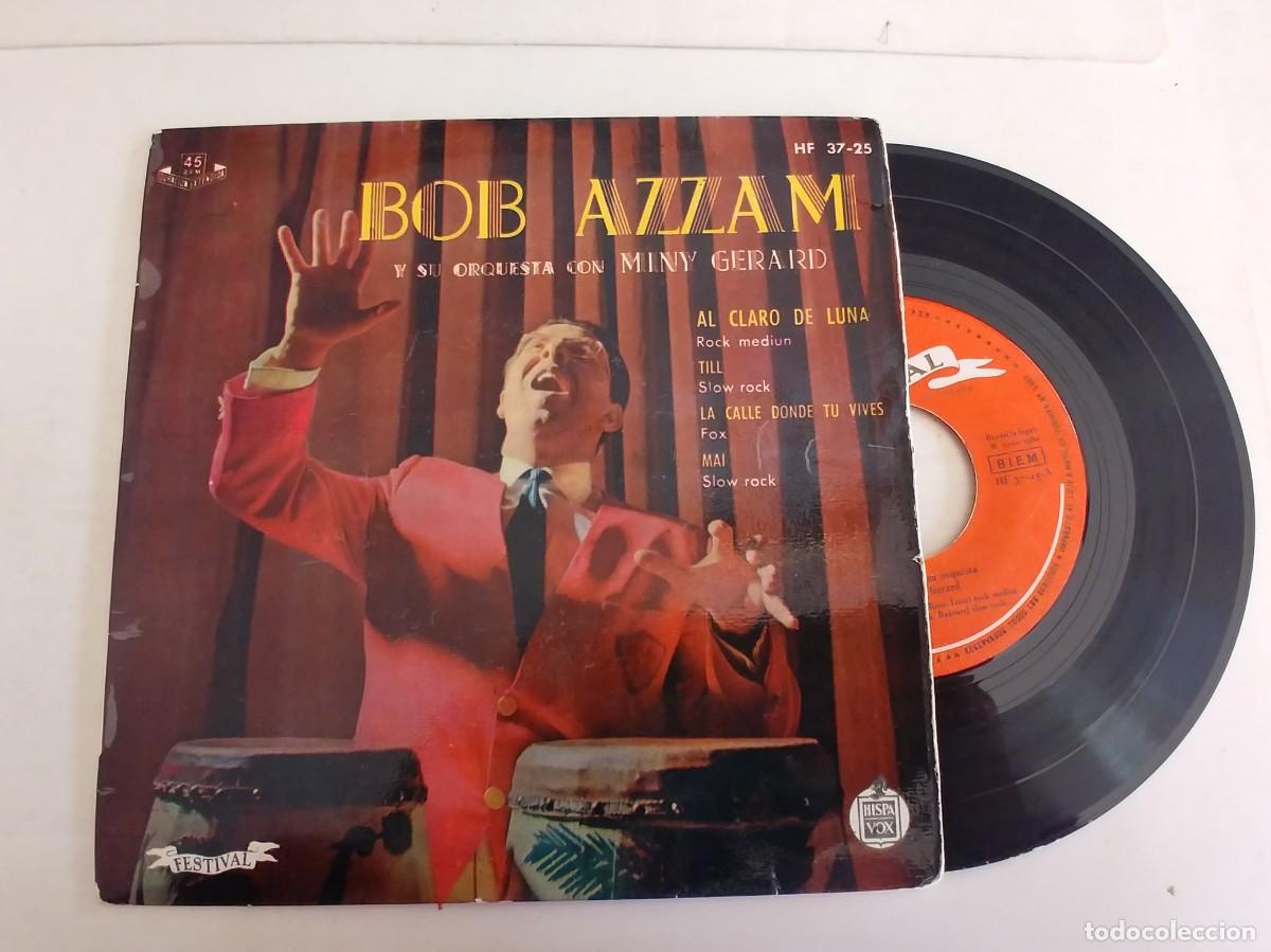 Discos de vinilo: BOB AZZAM-EP AL CLARO DE LUNA +3 - Foto 1
