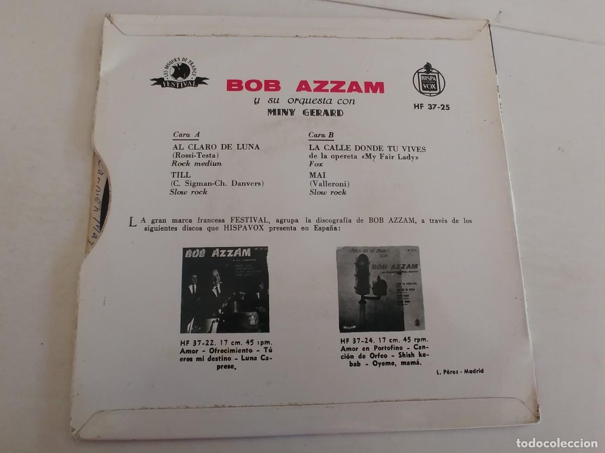 Discos de vinilo: BOB AZZAM-EP AL CLARO DE LUNA +3 - Foto 2