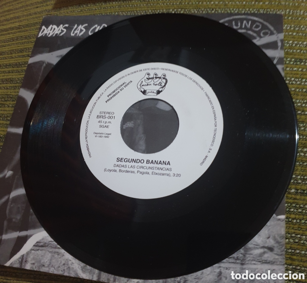 Discos de vinilo: Segundo banana - dadas las circunstancias - Foto 2
