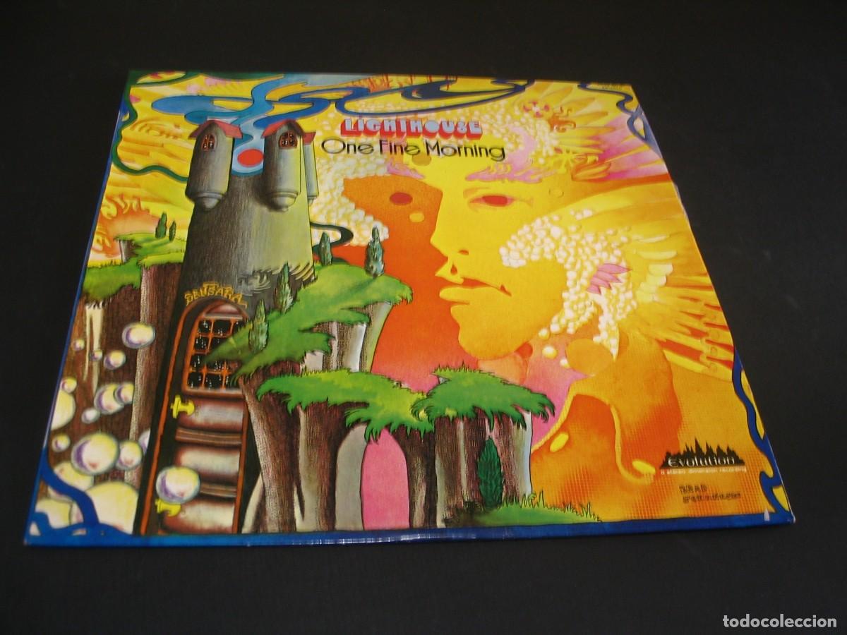Discos de vinilo: LIGHTHOUSE LP ONE FINE MORNING EVOLUTION ORIGINAL ESPA&Ntilde;A 1972 - Foto 1