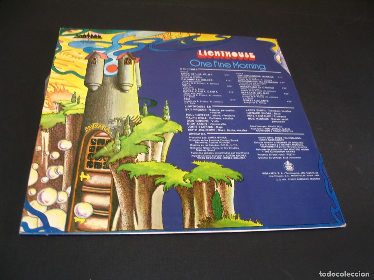 Discos de vinilo: LIGHTHOUSE LP ONE FINE MORNING EVOLUTION ORIGINAL ESPA&Ntilde;A 1972 - Foto 7