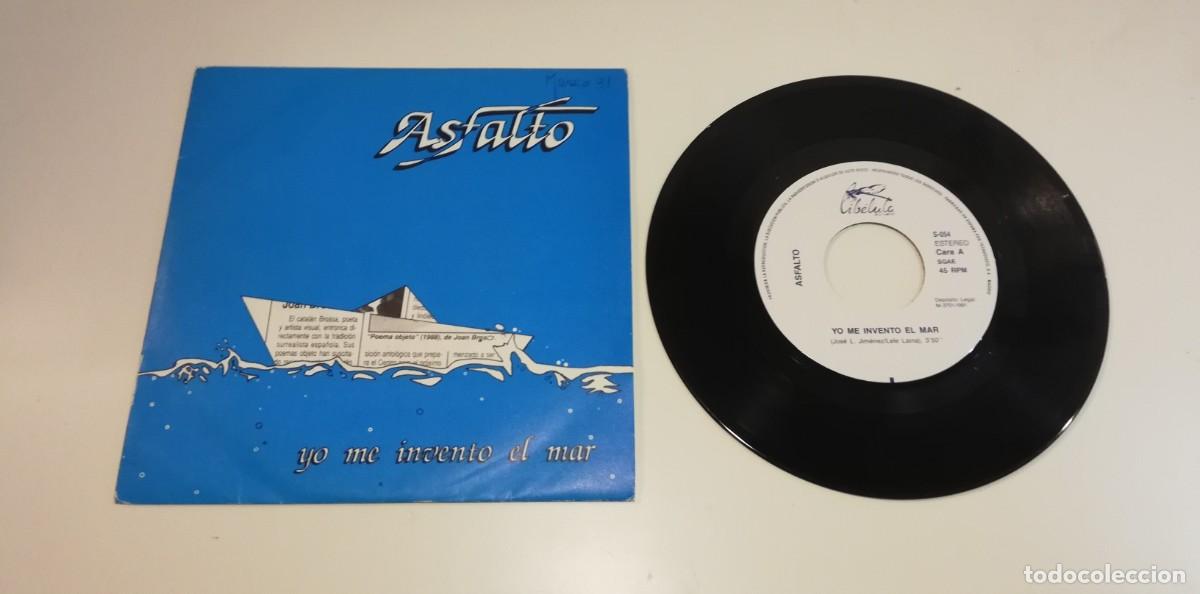Discos de vinil: S3-Asfalto - Yo Me Invento El Mar / Amigo Mio (7&rdquo;, Single) - PORT VG DISC NM