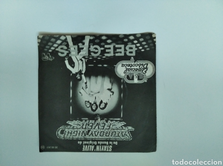 Discos de vinilo: Single de los Bee gees stayin alive - Foto 1