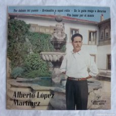 Discos de vinilo: EP VINILO ALBERTO LÓPEZ MARTÍNEZ, CANCIONES ASTURIANAS. Lote 391857934
