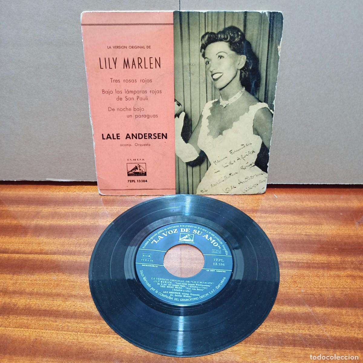 Discos de vinilo: SINGLE - LILY MARLEN - LALE ANDERSEN - DISCO DE VINILO - Foto 1