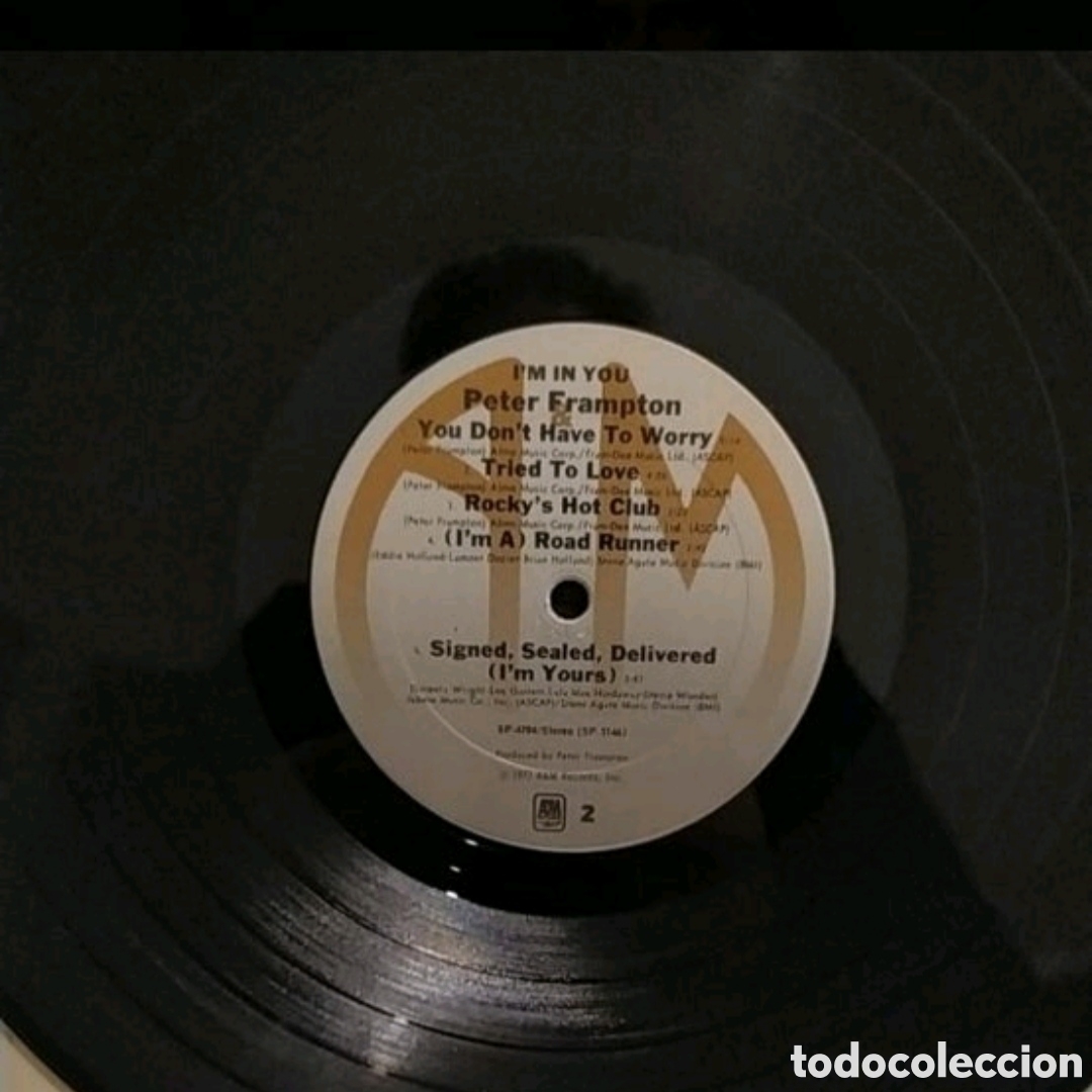 Discos de vinilo: Lp Peter Frampton. Im in you - Foto 6