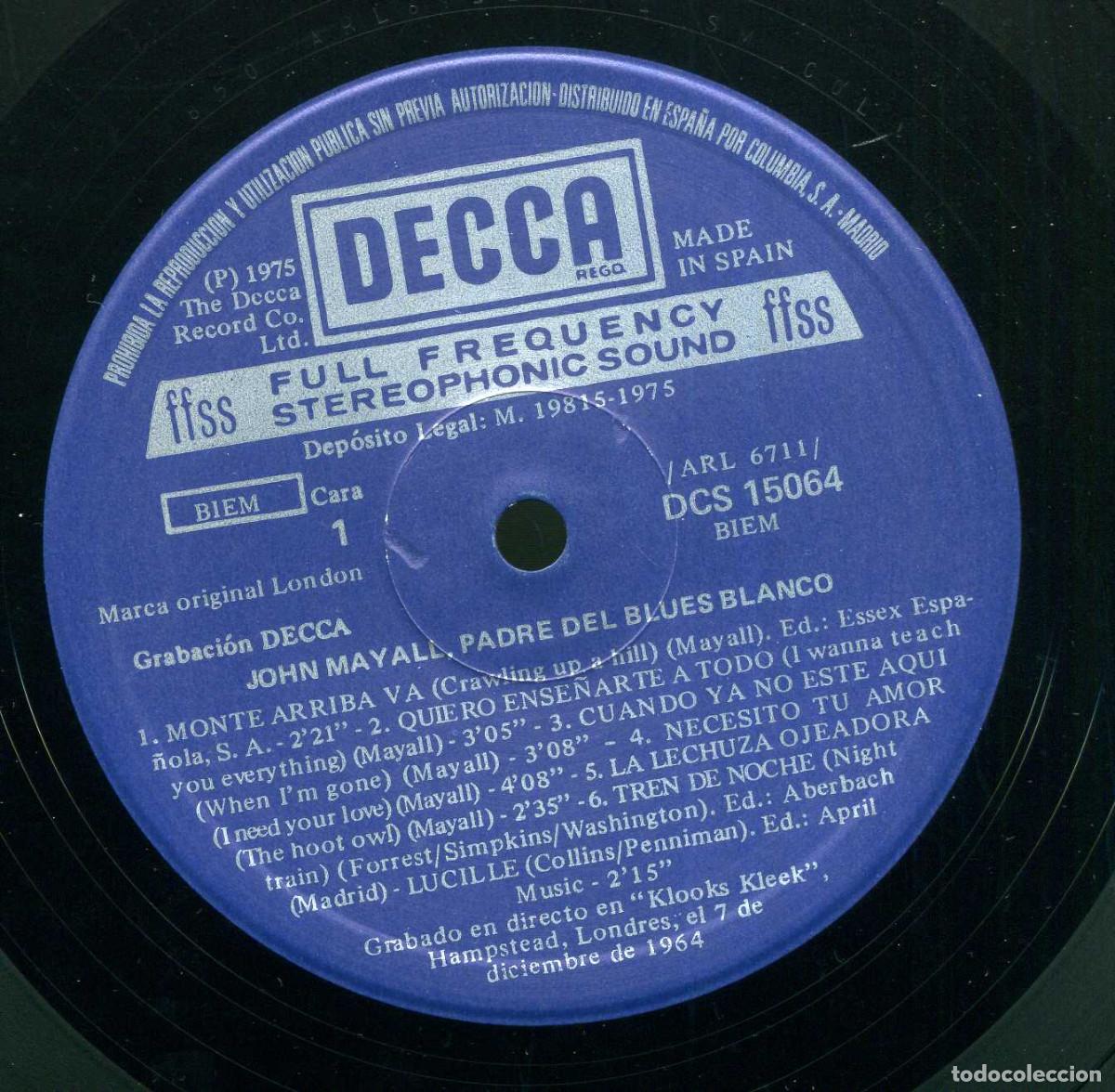Discos de vinilo: JOHN MAYAL - DOWN THE LINE (2 VINILOS) - Foto 1