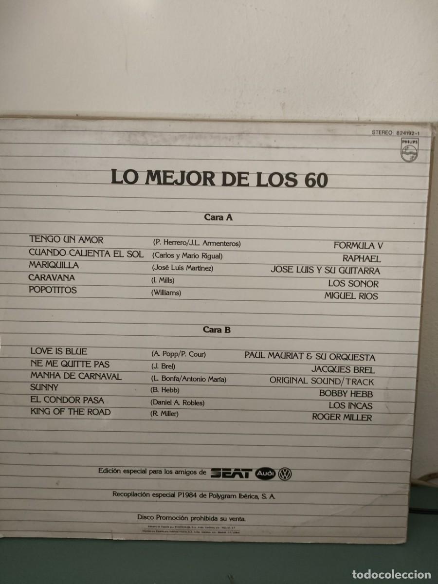 Discos de vinilo: LO MEJOR DE LOS 60 - Foto 2