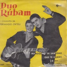 Discos de vinilo: DUO RUBAM - MANDOLINO DE SANREMO - EP DE VINILO - C-9. Lote 391946459