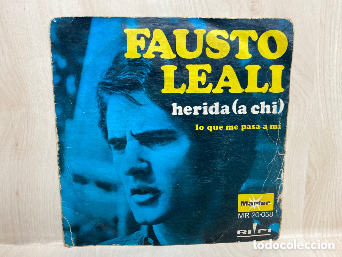 Discos de vinilo: Fausto Leali - Herida (7&rdquo;, Single) - Foto 1