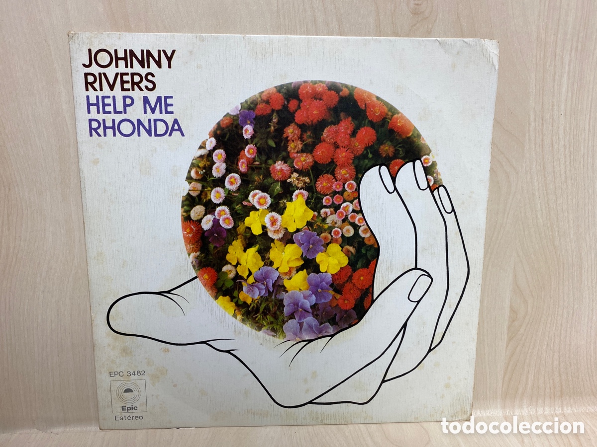 Discos de vinilo: Johnny Rivers - Help Me Rhonda (7&rdquo;, Single) - Foto 1
