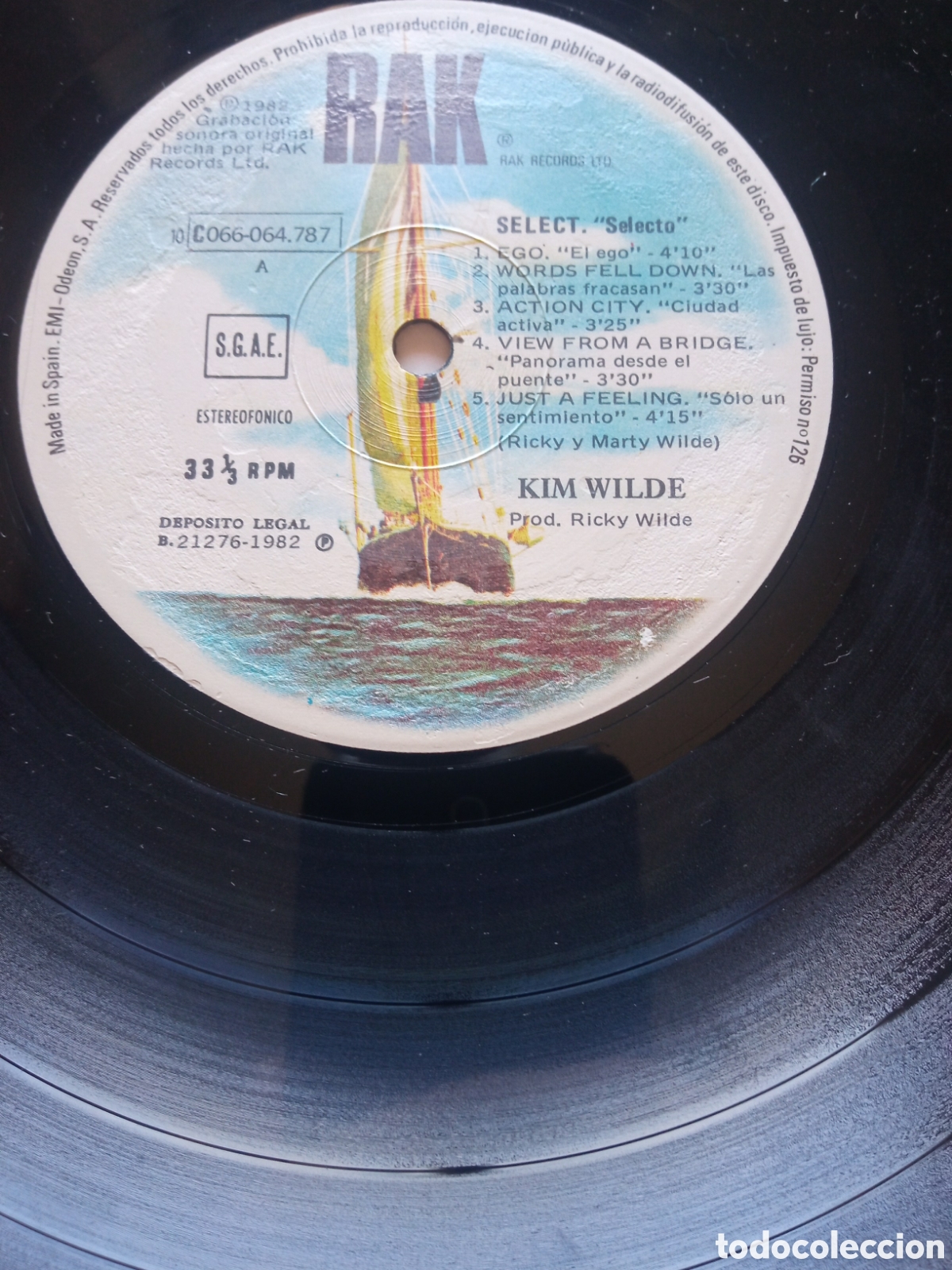 Discos de vinilo: Kim Wilde - Select Vinilo Lp - Foto 4