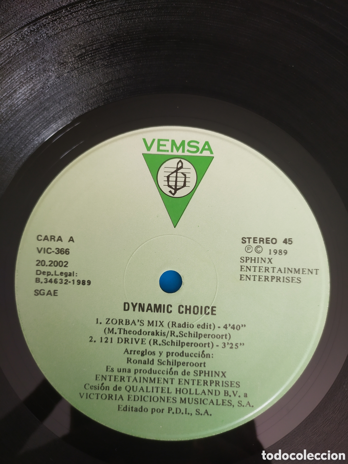 Discos de vinilo: Maxi single Dynamic Choice. Zorbas Mix - Foto 3