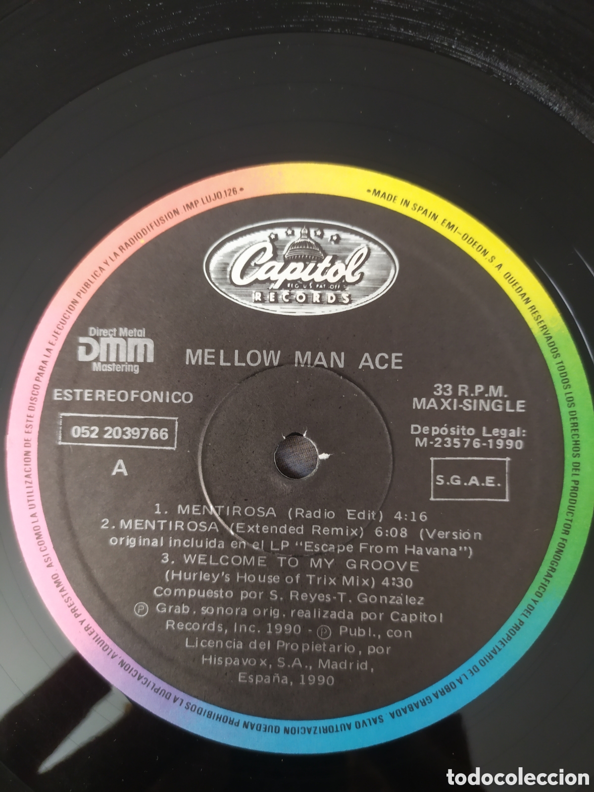 Discos de vinilo: Maxi single Mellow Man Ace. Mentirosa - Foto 3