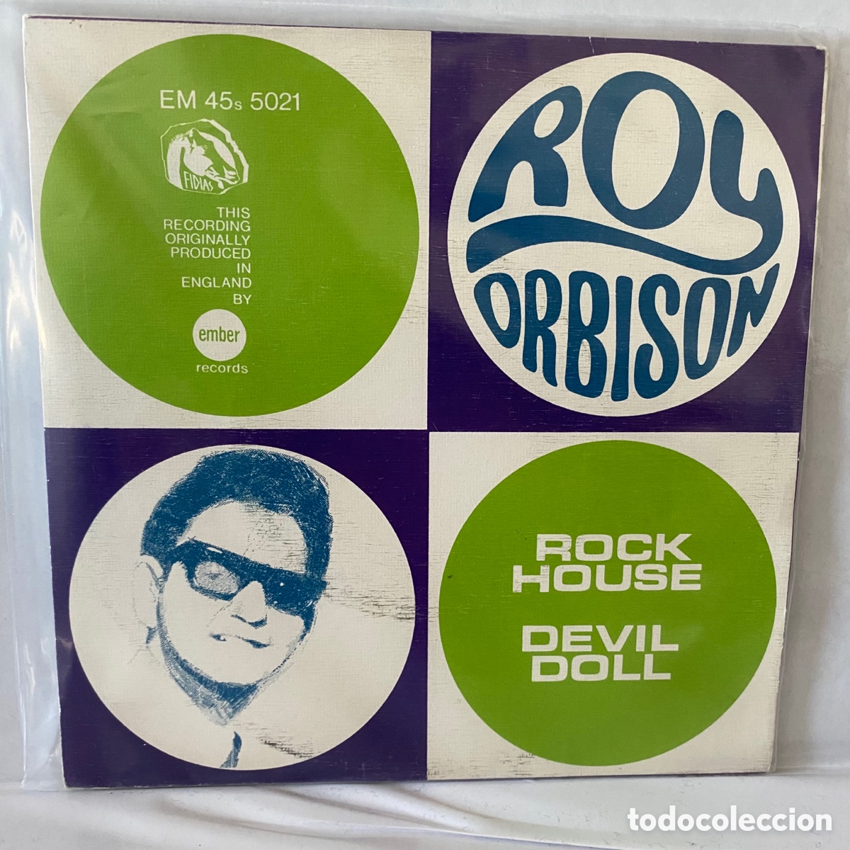 Discos de vinilo: Roy Orbison - Rock House (7&rdquo;, EP) - Foto 2