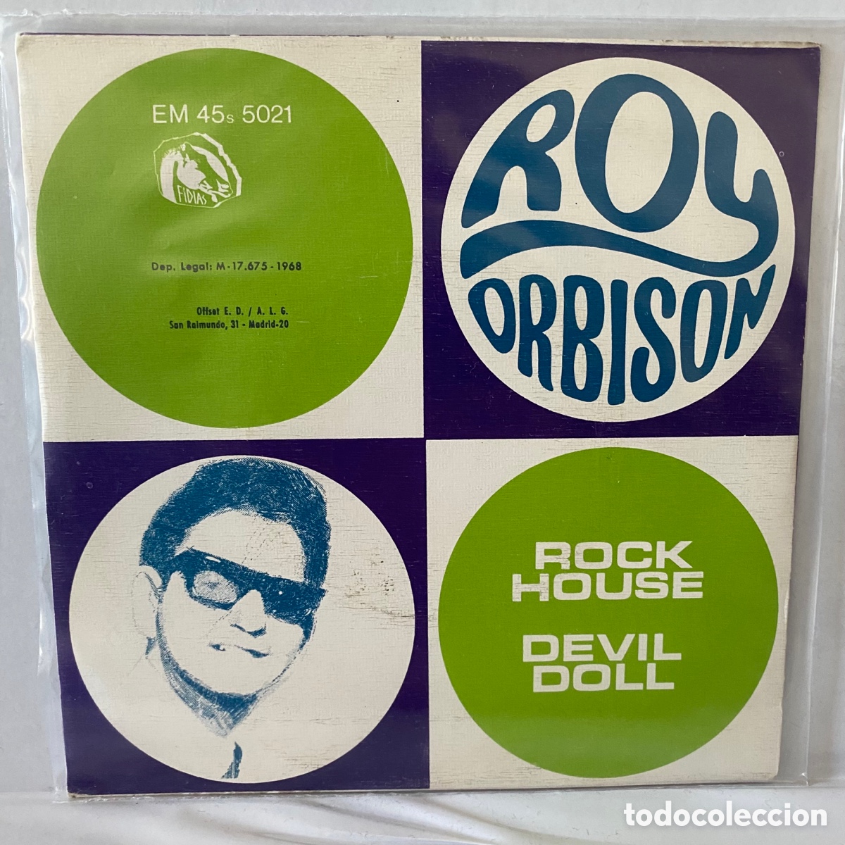 Discos de vinilo: Roy Orbison - Rock House (7&rdquo;, EP) - Foto 1