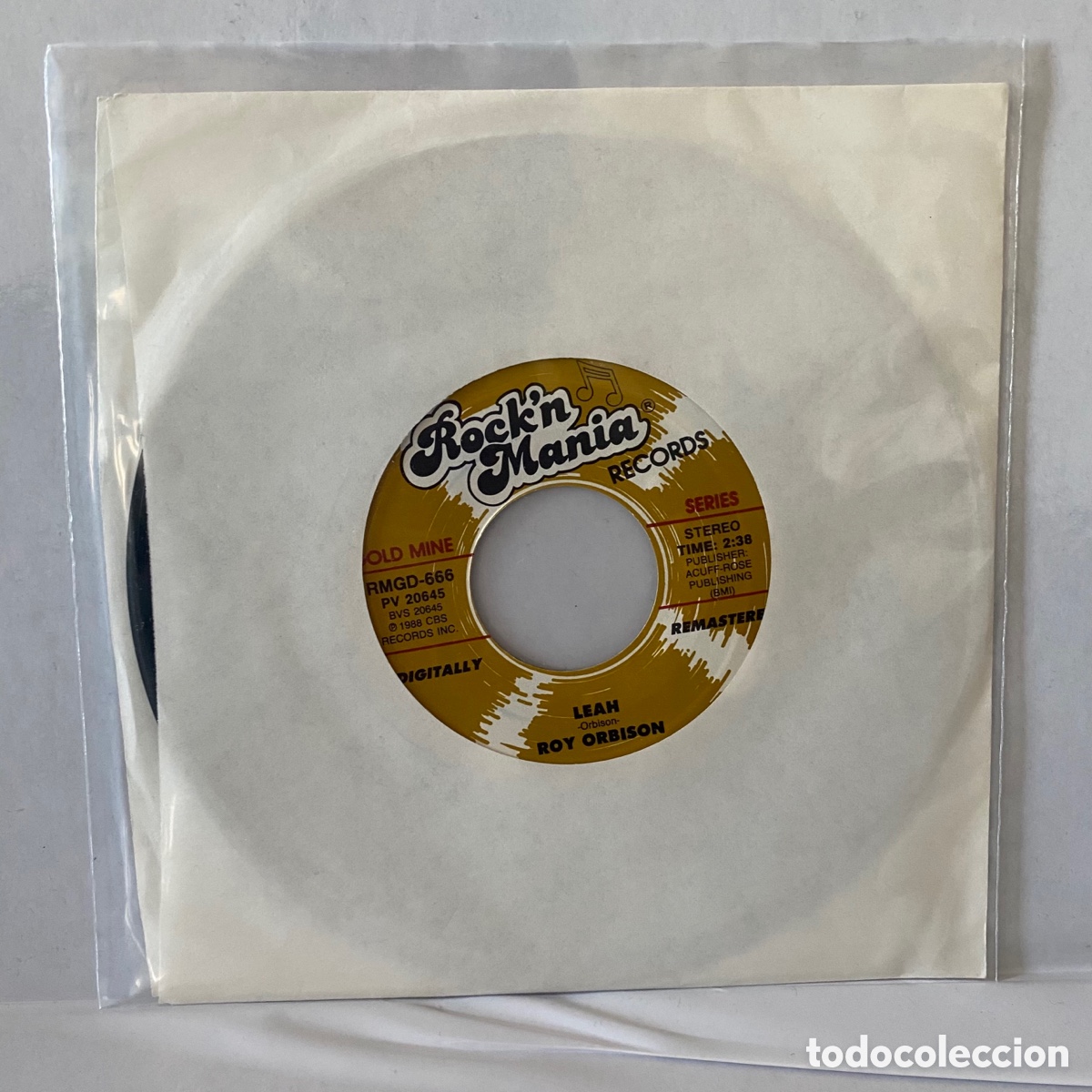 Discos de vinilo: Roy Orbison - Leah / Pretty One (7&rdquo;, Single) - Foto 2