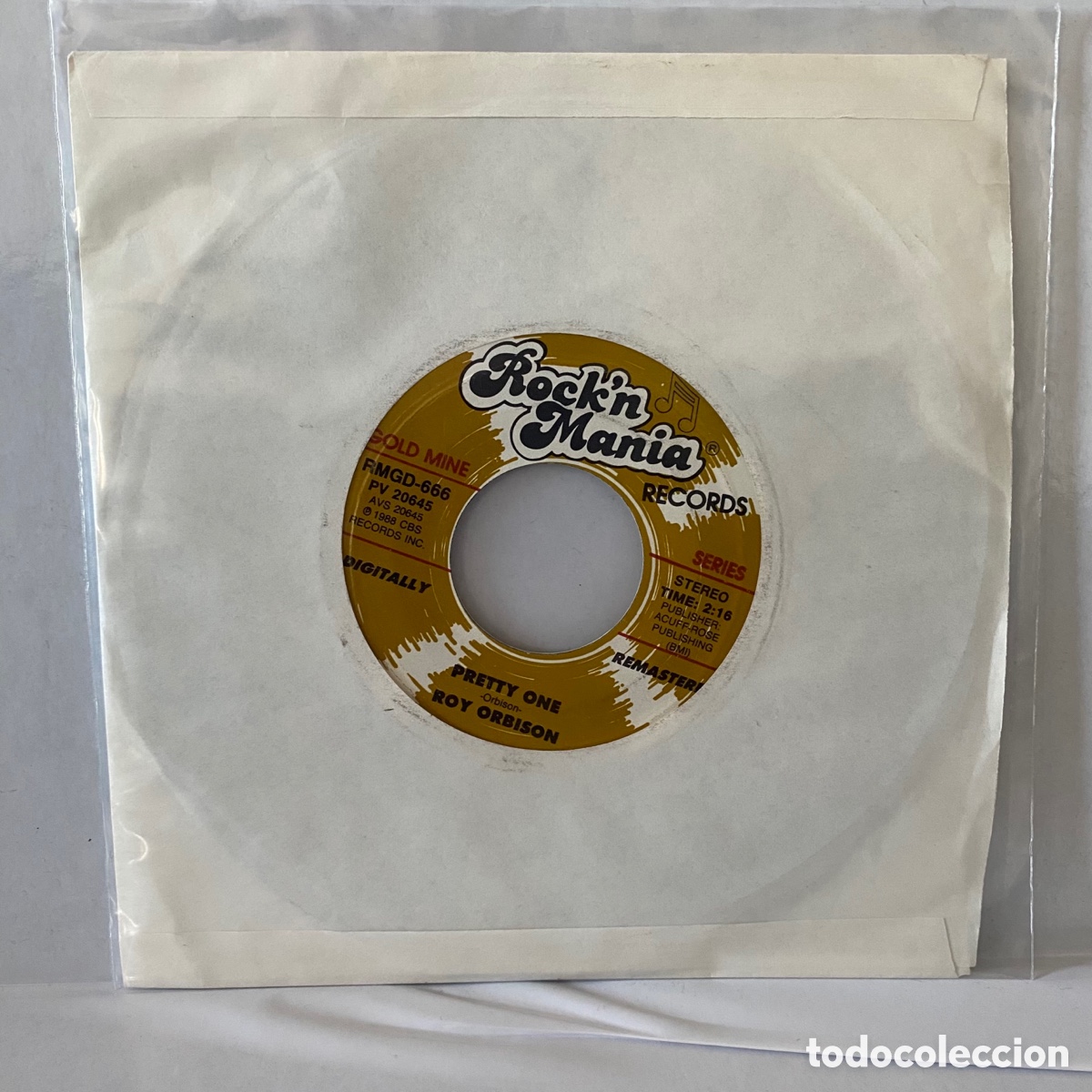 Discos de vinilo: Roy Orbison - Leah / Pretty One (7&rdquo;, Single) - Foto 1