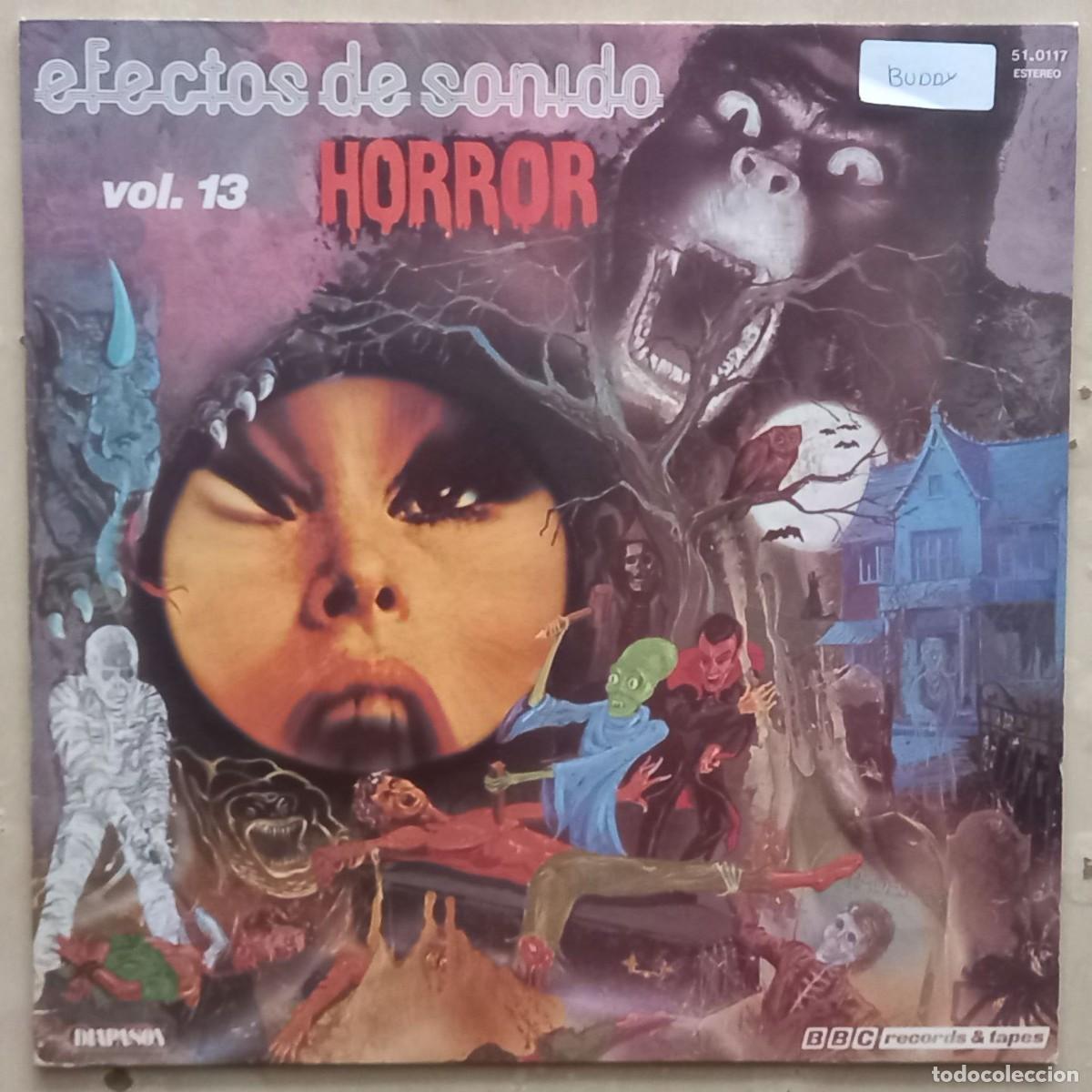 Discos de vinilo: EFECTOS DE SONIDO VOL. 13. HORROR - Foto 1
