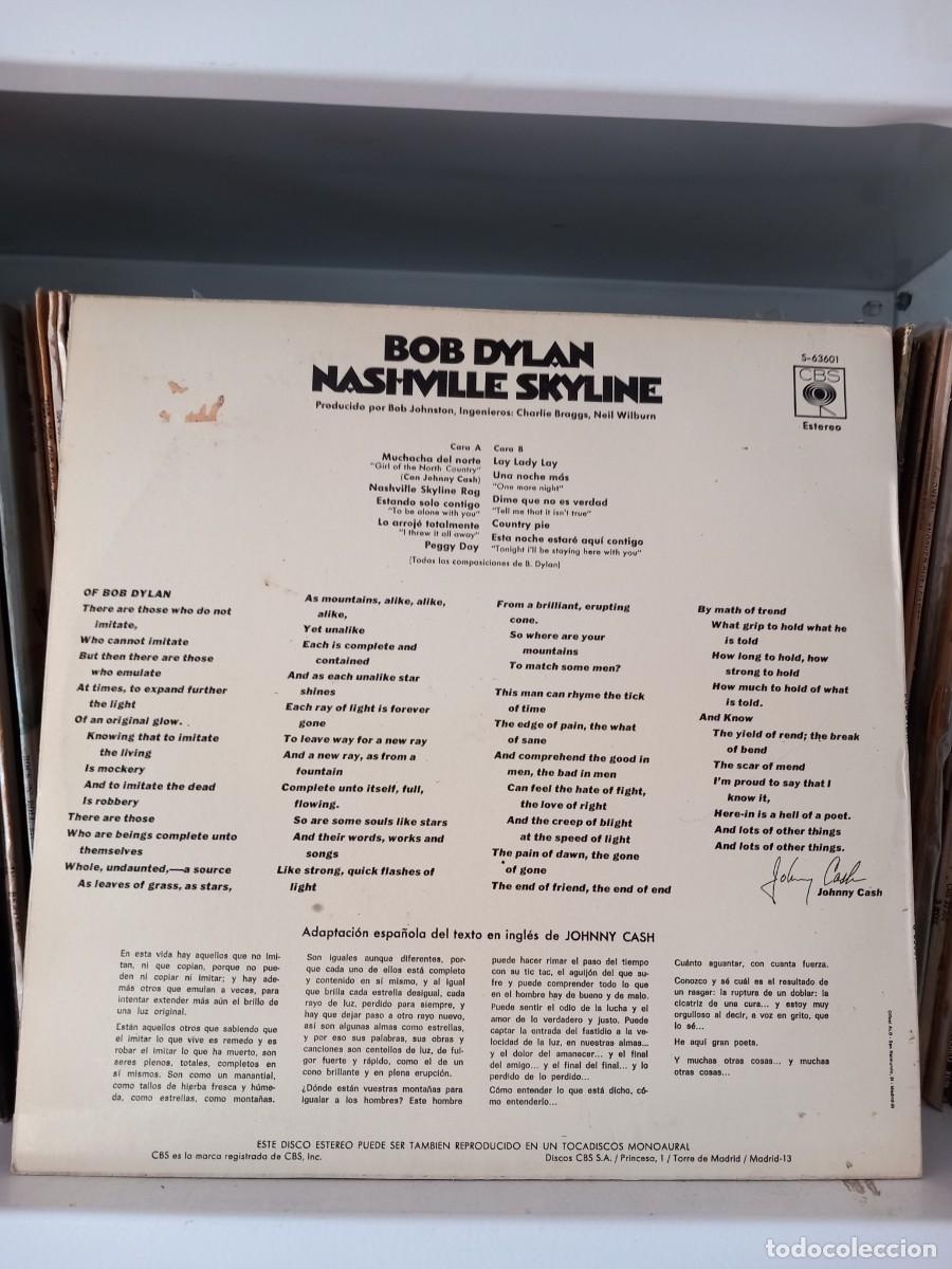 Discos de vinilo: Bob Dylan &lrm;&ndash; Nashville Skyline - Foto 2