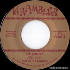 Discos de vinilo: NELSON SANDERS - I'M LONELY - 7” [NO OFICIAL, 2015] SOUL