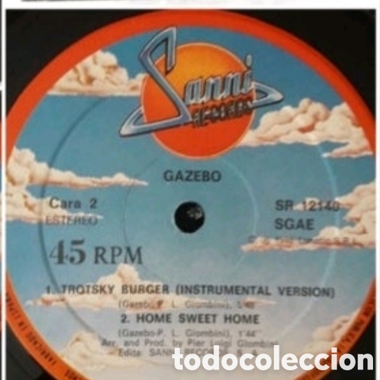 Discos de vinilo: Maxi single Gazebo. Trotsky Burger - Foto 4